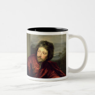 Taza Bicolor Retrato de Thomas Wentworth, conde de Strafford (1