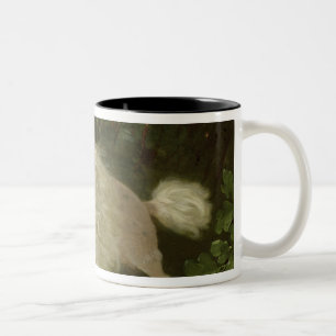 Taza Bicolor Retrato de un caniche