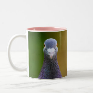 Taza Bicolor Retrato De Una Paloma