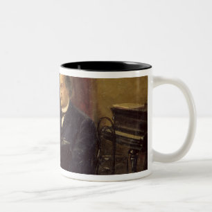 Taza Bicolor Retrato del compositor Antón Rubinstein
