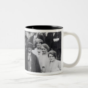 Taza Bicolor Retrato del grupo de sindicalistas