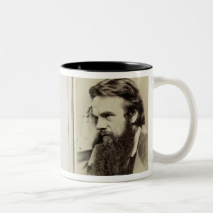Taza Bicolor Retratos de John Ruskin (1819-1900) y de Guillermo