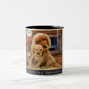 Taza Bicolor Retriever de Labrador