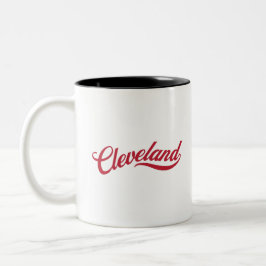 Taza Bicolor Retro Cleveland