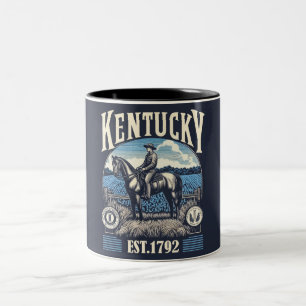 Taza Bicolor Retro Kentucky