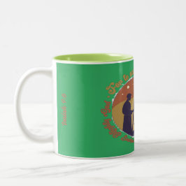 Taza Bicolor Retro X-mas A Child is born