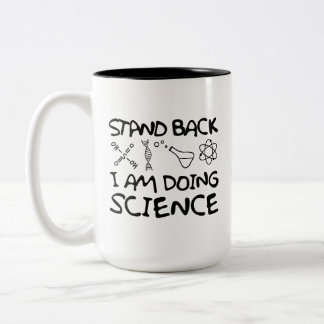 Taza Bicolor Retroceder estoy haciendo ciencia