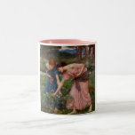 Taza Bicolor Reunión de Rosebuds Mug<br><div class="desc">Pintura de John Waterhouse</div>