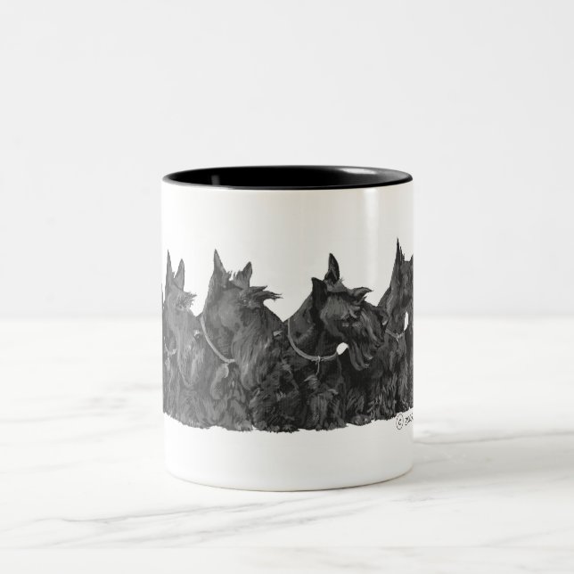 Taza Bicolor Reunión de Terriers Escoceses (Centro)