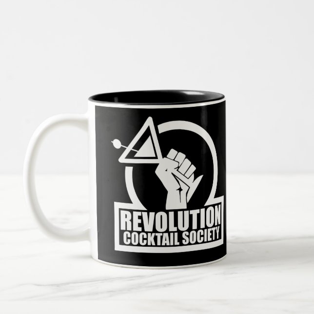 Taza Bicolor RevCSLogo - Café blanco de dos tonos (Izquierda)