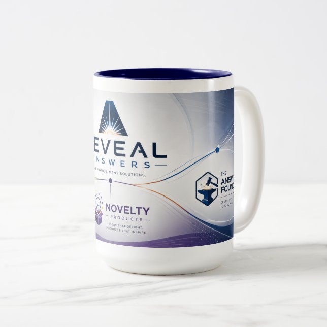 Taza Bicolor Revelar respuestas (Anverso derecho)