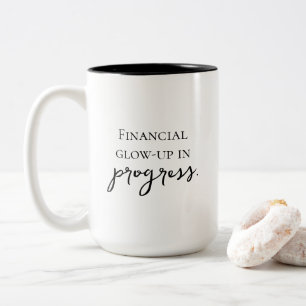 Taza Bicolor 'Revolución financiera en marcha' Camino hacia la