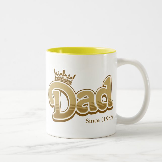 Taza Bicolor Rey Dad (Derecha)
