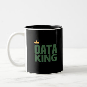 Taza Bicolor Rey de datos
