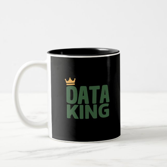 Taza Bicolor Rey de datos (Izquierda)