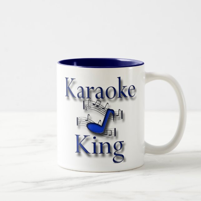Taza Bicolor Rey del Karaoke (Derecha)