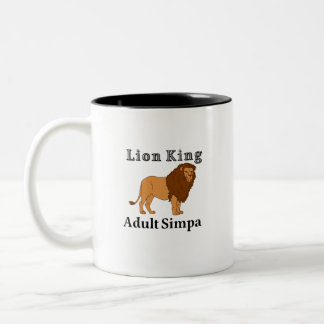 Taza Bicolor Rey León Adulto Simpa
