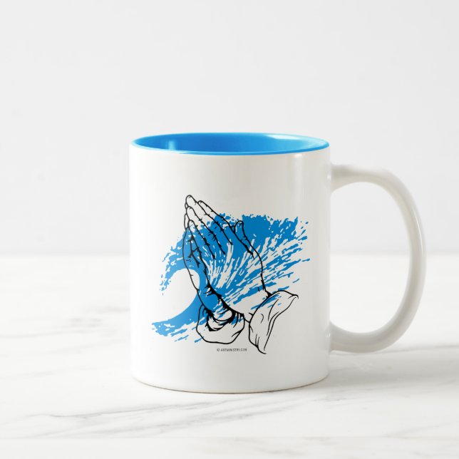TAZA BICOLOR REZAR POR SURF (Derecha)