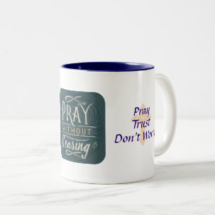 Taza Bicolor Rezar sin cesar - Mug