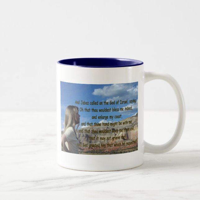 Taza Bicolor Rezo de Jabez, que es él (Derecha)
