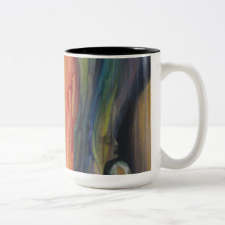 Taza Bicolor Rezo para el café