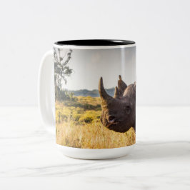 Taza Bicolor Rhino 15 oz Mug