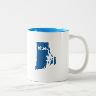 TAZA BICOLOR RHODE ISLAND ESTADO AZUL