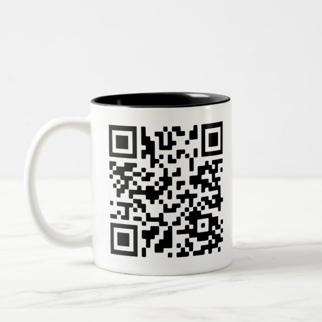 Taza Bicolor Rick Roll (Izquierda)