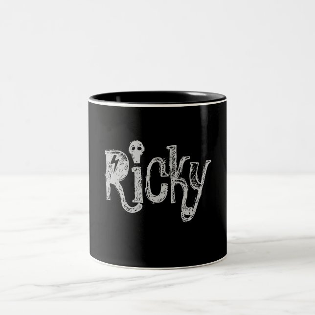 Taza Bicolor Ricky-Nombre-Taza-Rockin' (Centro)
