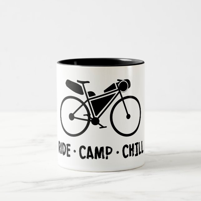 Taza Bicolor Ride Camp Chill Bikepacking (Centro)