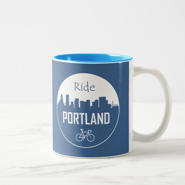 Taza Bicolor Ride Portland (Derecha)