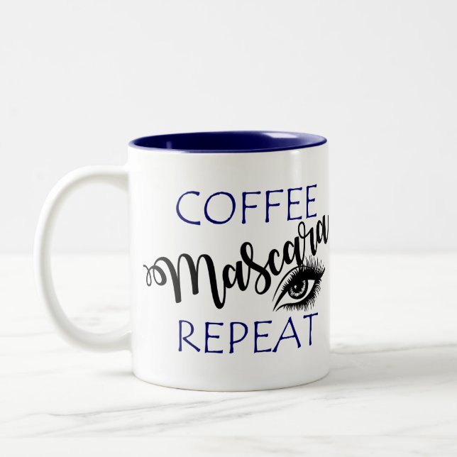 Taza Bicolor Rímel de Café Repite (Izquierda)