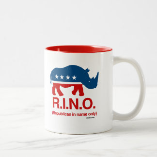 Taza Bicolor RINO - Sólo nombre republicano