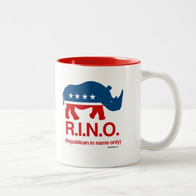 Taza Bicolor RINO - Sólo nombre republicano (Derecha)