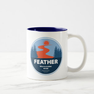 Taza Bicolor Río Escenario Y Salvaje