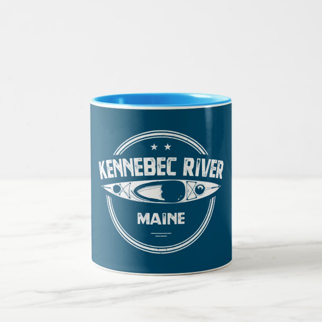 Taza Bicolor Río Kennebec, Maine (Centro)