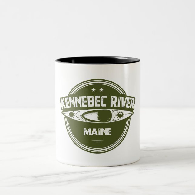 Taza Bicolor Río Kennebec, Maine (Centro)