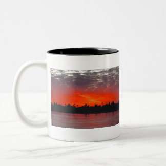 Taza Bicolor Río Nilo Rojo Fiery Sunset .JPG