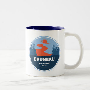 Taza Bicolor Río Salvaje y Escénico Bruneau Idaho