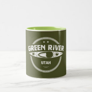 Taza Bicolor Río Verde Utah Kayaking