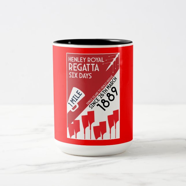 Taza Bicolor Ríos británicos Thames Regatta (Centro)