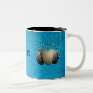 Taza Bicolor ritmo de música