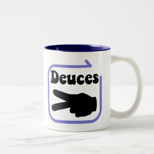 Taza Bicolor Riyah-Li diseña Deuces
