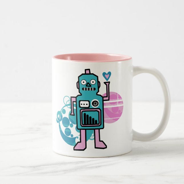 Taza Bicolor Riyah-Li diseña el robot (Derecha)