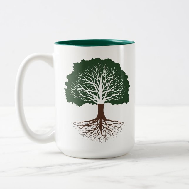 Taza Bicolor Roble vivo (Izquierda)