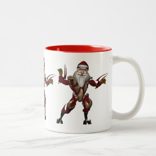 Taza Bicolor Robo Santa