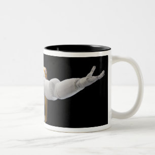 Taza Bicolor Robonaut 2, un diestro, hel 2 del astronauta del