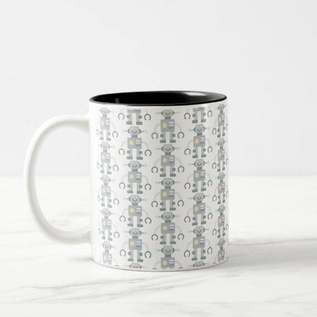 Taza Bicolor robot (Izquierda)