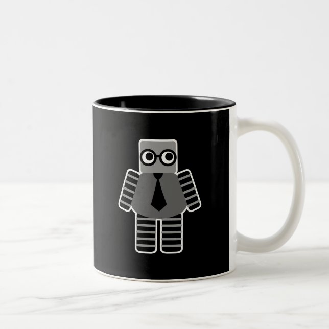 Taza Bicolor Robot inteligente (Derecha)