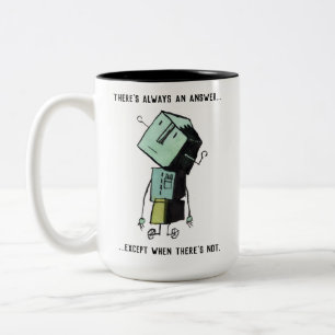 Taza Bicolor Robot retro